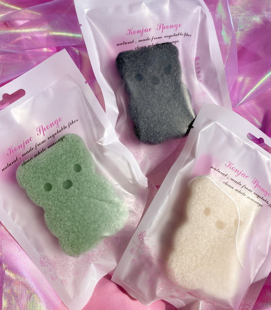 BearBounce Konjac Sponges